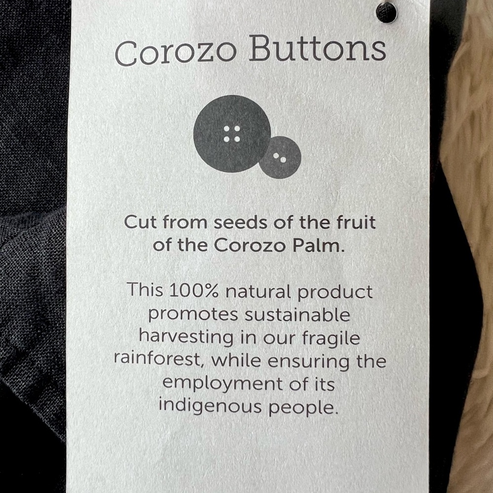 Flax Black/Deep Charcoal Button Down Jacket NWT - image 7